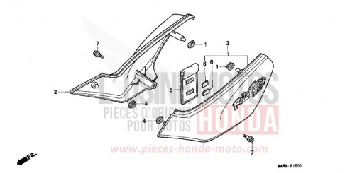 SIDE COVER XL600VX de 1999